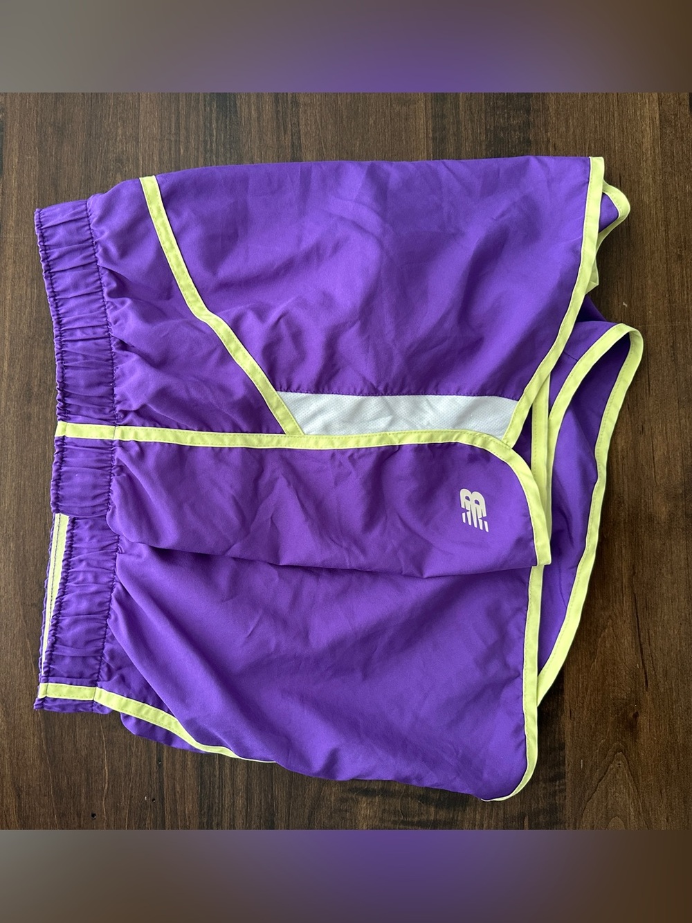 NEW BALANCE Lightning Dry Purple Running Shorts Women’s XL Lined Athletic Active - Picture 7 of 13